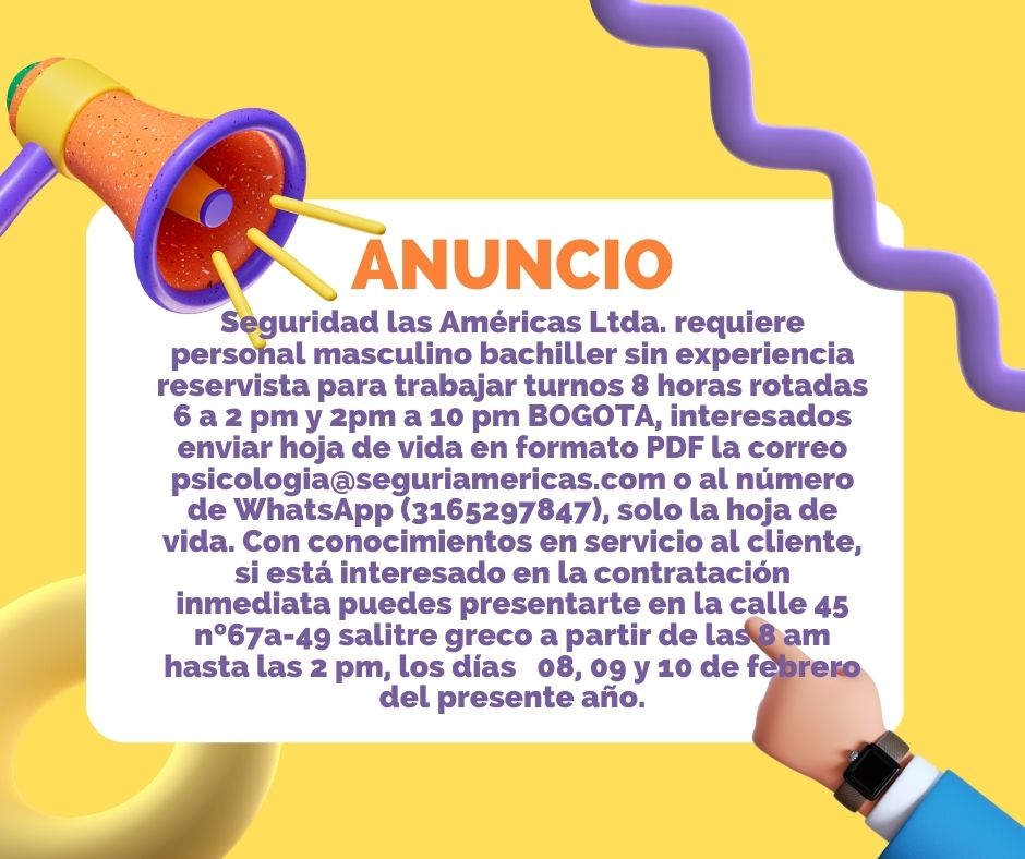 Anuncio de Facebook contrataciones de empleos de hotelería azul